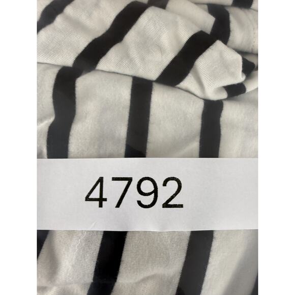 Colette Size M Striped 3/4 Sleeve Top White Casual Pullover Shirt - Picture 7 of 7